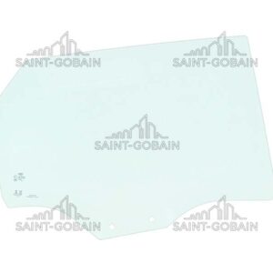 RH REAR DOOR GLASS GREEN (2HOLES) SEKURIT